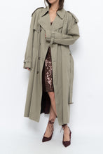 Load image into Gallery viewer, Vintage x Made in Canada x Beige Cotton Belted Trench (XS-L)