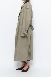 Vintage x Made in Canada x Beige Cotton Belted Trench (XS-L)