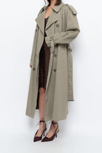 Load image into Gallery viewer, Vintage x Made in Canada x Beige Cotton Belted Trench (XS-L)