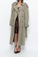 Load image into Gallery viewer, Vintage x Made in Canada x Beige Cotton Belted Trench (XS-L)