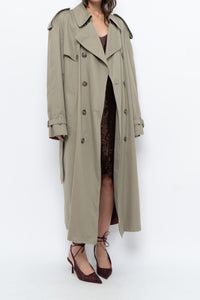 Vintage x Made in Canada x Beige Cotton Belted Trench (XS-L)