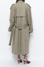Load image into Gallery viewer, Vintage x Made in Canada x Beige Cotton Belted Trench (XS-L)