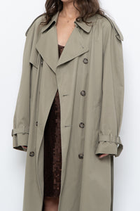 Vintage x Made in Canada x Beige Cotton Belted Trench (XS-L)
