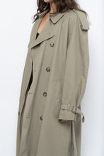 Load image into Gallery viewer, Vintage x Made in Canada x Beige Cotton Belted Trench (XS-L)