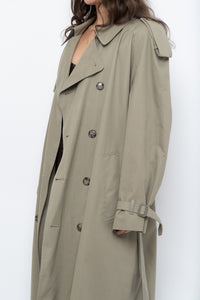 Vintage x Made in Canada x Beige Cotton Belted Trench (XS-L)