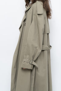 Vintage x Made in Canada x Beige Cotton Belted Trench (XS-L)
