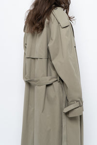 Vintage x Made in Canada x Beige Cotton Belted Trench (XS-L)