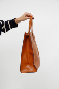 CROMIA x Made in Italy x Camel Structured Leather Purse