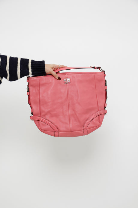 COACH x Bubblegum Pink Leather Purse