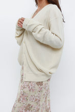 Load image into Gallery viewer, Vintage x LONDON FOG Cream Knit Oversized Cardigan (S-XL)