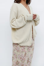 Load image into Gallery viewer, Vintage x LONDON FOG Cream Knit Oversized Cardigan (S-XL)
