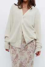 Load image into Gallery viewer, Vintage x LONDON FOG Cream Knit Oversized Cardigan (S-XL)