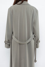 Load image into Gallery viewer, Vintage x Light Green Textured Tall Trench (S, M)