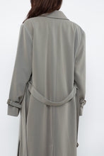 Load image into Gallery viewer, Vintage x Light Green Textured Tall Trench (S, M)
