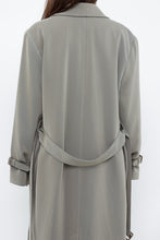 Load image into Gallery viewer, Vintage x Light Green Textured Tall Trench (S, M)