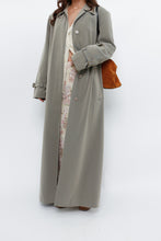 Load image into Gallery viewer, Vintage x Light Green Textured Tall Trench (S, M)