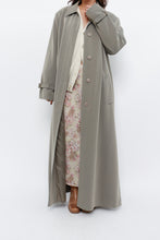 Load image into Gallery viewer, Vintage x Light Green Textured Tall Trench (S, M)