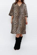 Load image into Gallery viewer, GANNI x Leopard Cotton Print Midi Dress (S, M)