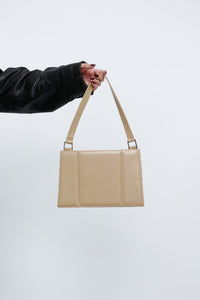 Vintage x Beige Panelled Leather Purse