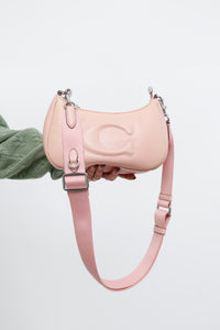 COACH x Baby Pink Embossed Leather Purse
