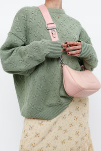 COACH x Baby Pink Embossed Leather Purse