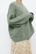 Load image into Gallery viewer, Vintage x Made in Canada x Green Cotton Oversized Sweater (XS-XL)