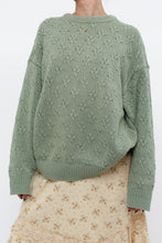 Load image into Gallery viewer, Vintage x Made in Canada x Green Cotton Oversized Sweater (XS-XL)