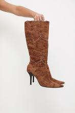 Load image into Gallery viewer, Vintage x Camel Faux Suede Boot (7.5, 8)