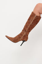 Load image into Gallery viewer, Vintage x Camel Faux Suede Boot (7.5, 8)