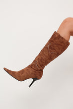 Load image into Gallery viewer, Vintage x Camel Faux Suede Boot (7.5, 8)