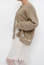 Load image into Gallery viewer, Vintage x Made in New Zealand x Beige Sheep Patterned Soft Cardigan (XS-L)