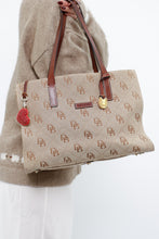 Load image into Gallery viewer, Vintage x DOONEY &amp; BURKE Brown, Beige Monogram Purse