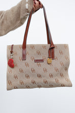 Load image into Gallery viewer, Vintage x DOONEY &amp; BURKE Brown, Beige Monogram Purse