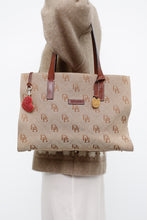 Load image into Gallery viewer, Vintage x DOONEY &amp; BURKE Brown, Beige Monogram Purse