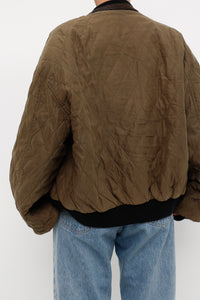 Vintage x PLANET HOLLYWOOD London Leather Reversible Bomber (XS-M)