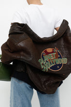 Load image into Gallery viewer, Vintage x PLANET HOLLYWOOD London Leather Reversible Bomber (XS-M)