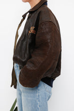 Load image into Gallery viewer, Vintage x PLANET HOLLYWOOD London Leather Reversible Bomber (XS-M)