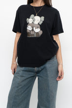 Load image into Gallery viewer, UNIQLO x Kaws Black Tee (XS-M)