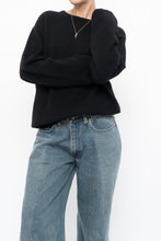 Load image into Gallery viewer, Vintage x Made in England x SAKS FIFTH AVE Black Pure Cashmere Sweater (XS-L)