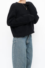 Load image into Gallery viewer, Vintage x Made in England x SAKS FIFTH AVE Black Pure Cashmere Sweater (XS-L)