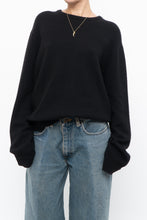 Load image into Gallery viewer, Vintage x Made in England x SAKS FIFTH AVE Black Pure Cashmere Sweater (XS-L)