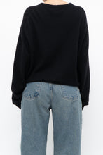 Load image into Gallery viewer, Vintage x Made in England x SAKS FIFTH AVE Black Pure Cashmere Sweater (XS-L)