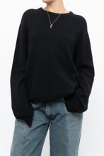 Load image into Gallery viewer, Vintage x Made in England x SAKS FIFTH AVE Black Pure Cashmere Sweater (XS-L)
