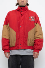 Load image into Gallery viewer, Vintage x Made in Korea x SF 49ERS Red, Gold Puffer Jacket (M-XL)