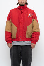Load image into Gallery viewer, Vintage x Made in Korea x SF 49ERS Red, Gold Puffer Jacket (M-XL)