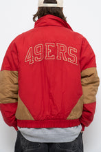 Load image into Gallery viewer, Vintage x Made in Korea x SF 49ERS Red, Gold Puffer Jacket (M-XL)