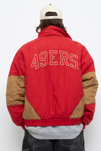 Load image into Gallery viewer, Vintage x Made in Korea x SF 49ERS Red, Gold Puffer Jacket (M-XL)