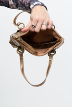Load image into Gallery viewer, Vintage x Bronze Metallic Rhinestone Mini Purse
