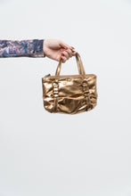 Load image into Gallery viewer, Vintage x Bronze Metallic Rhinestone Mini Purse