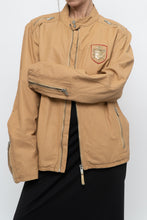 Load image into Gallery viewer, Vintage x DIESEL Tan Leather Emblem Biker Jacket (M-XL)
